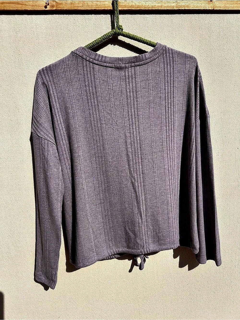 Ribbed Long Sleeve Lounge wear set